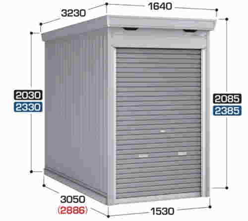 イナバ物置のバイク保管庫の通販と購入