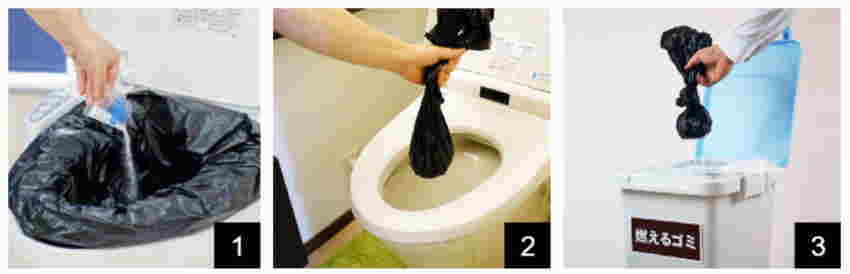 マイレットのトイレセットの使用方法